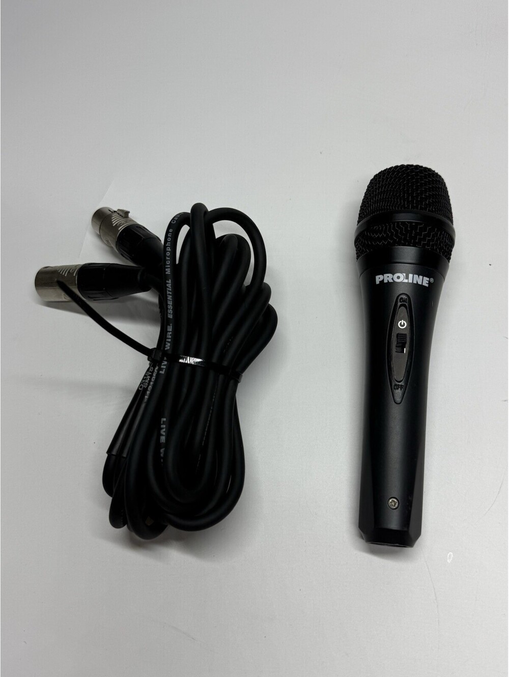 Proline Dynamic Handheld Vocal Microphone w/ XLR Cable On/Off Switch